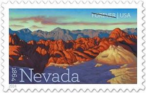 2014 49c Nevada Statehood, Silver State Scott 4907 Mint F...