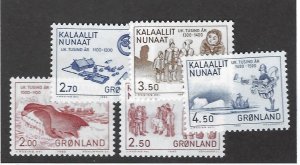 Greenland SC#148-152 MNH VF...Nice Stamps!