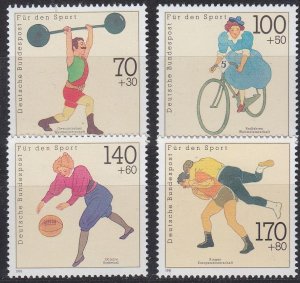 GERMANY BUND [1991] MiNr 1499-02 ( **/mnh ) Sport