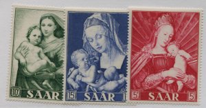 SAAR  250-52  MNH