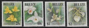 Belize Scott #'s 1009 - 1012 MH