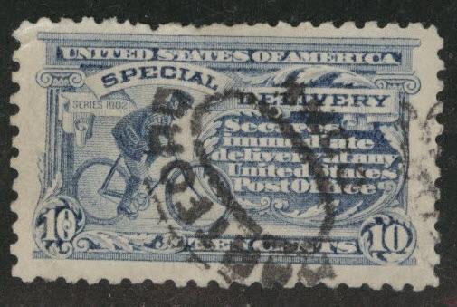 USA Scott E9 Used Perf 10 single line watermark special delivery CV$12