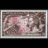 MONACO 1974 - Scott# 911 Poet Ronsard Set of 1 NH