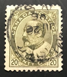 Canada, Scott 94, Used, Clean perfs, Nicely Centered