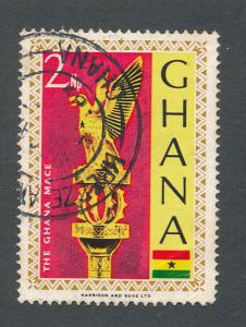 Ghana 1967 Scott  288 used - 2np, Mace, Golden Staff