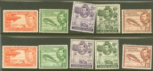 Cayman Islands #100-108a Mint (NH) Single (Complete Set)