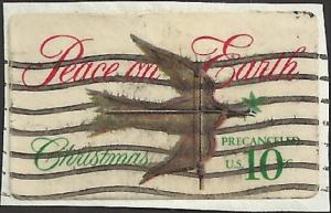 # 1552 USED CHRISTMAS DOVE AND WEATHER VANE SELF STICK