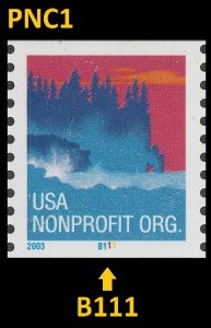 US 3775 Sea Coast Nonprofit 5c PNC1 B111 MNH 2003