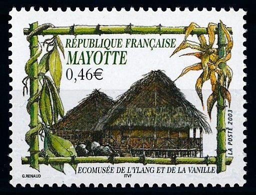 [65885] Mayotte 2003 Flora Plants Eco Museum  MNH