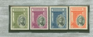 Zanzibar #214-217v  Single (Complete Set)
