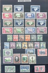 Collection of 99 Southern Rhodesia Stamps. Mint/Used. Primarily Early to 1970's.