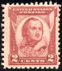 SC#690 2¢ Pulaski Issue MNH 