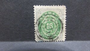 Denmark #20 Used - WDWPhilatelic (9-24)