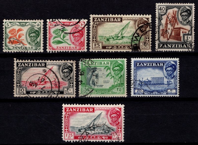 Zanzibar 1957 Definitives, Part Set [Used]