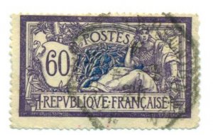 France 1920 #124 U SCV(2022)=$1.15