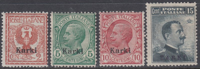 ITALY Egeo - Karki  n. 1-7 cv 190$  MNH**/MH+ (n.4 MH*)