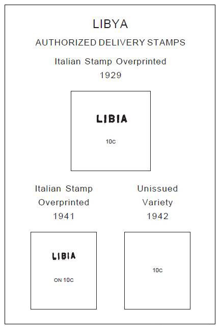 LIBYA STAMP ALBUM PAGES 1912-2011 (370 PDF digital pages)