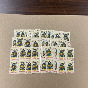 1508 Christmas, Needlepoint Tree 8 cent 100 count VF MNH FV 8.00 issued 1973