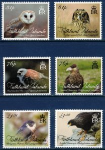 FALKLAND ISLANDS 2016 Birds of Prey; Scott 1157-62, SG 1338-43; MNH