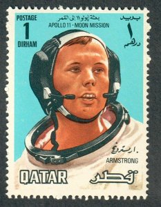 Qatar #190 Mint Hinged single