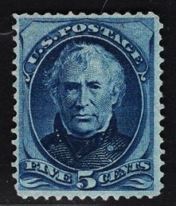 US Stamp #179 5c Blue Taylor MINT NO GUM SCV $225