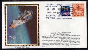 US 31st Space Shuttle Mission Galileo Satllite Deployed 1989 Colorano Cover