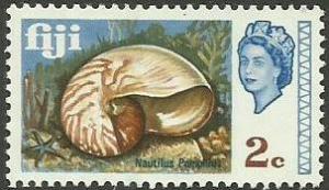 Fiji - 1969 Nautilus shell 2c MNH  #261