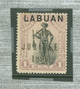 Labuan #66v Unused Single
