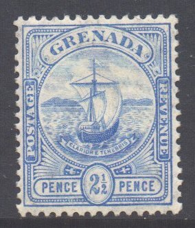 Grenada Scott 71 - SG80, 1906 Badge of Colony 2.1/2d MH*
