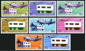 Maldives 221-228, MNH. Michel 224-231. Hulule Airport, 1967. Planes.