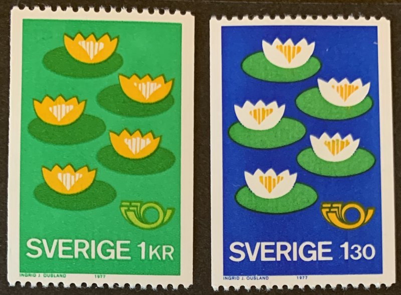Sweden 1977 #1193-4 MNH. Nordic countries
