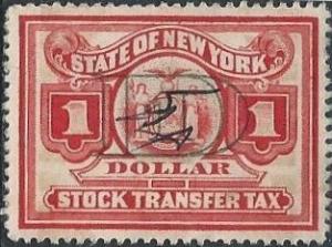New York State $1.00 Stock Transfer (used) 