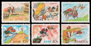 Korea, DPR Scott 1159-1164 (1973) Mint NH VF Complete Set, CV $17.50 C