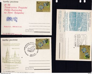 Poland 10 Postal Stationary Cards Special cancel 5 zl 16115