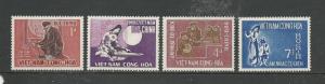 Viet Nam Scott catalogue # 287-290 Unused Hinged