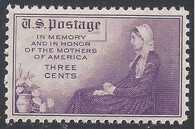 #738 3c Mothers of America 1934 Mint NH