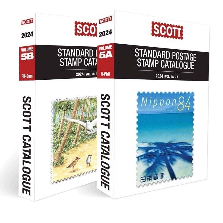 New 2024 Scott Standard Postage Stamp Catalogue US & Worldwide (NSAM