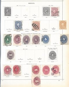 Mexico 1880s Album Page -