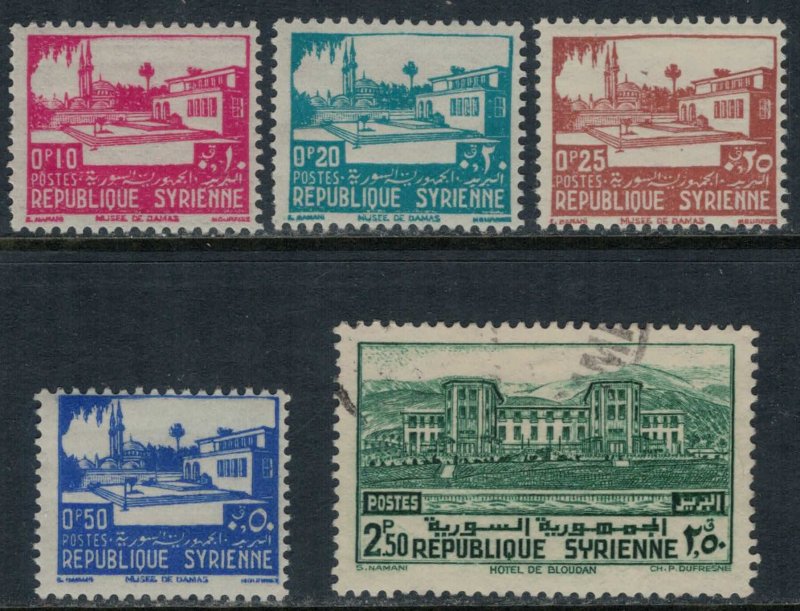 Syria #272-5,8*/u  CV $3.20