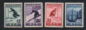 Austria #B138 - #B141 VF/NH Set