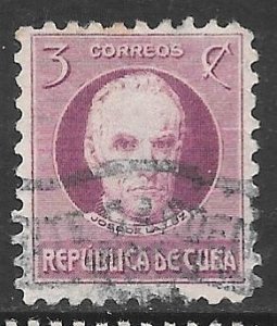 Cuba 310: 3c Jose De La Luz Caballero (1800-1862), used, VF