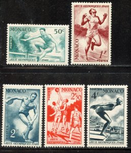 Monaco # 204-8, Mint Hing. CV $ 9.25