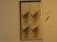 1969-CRIPPLED CHILDERN PLATE BLOCK #1385 MINT AND N/H