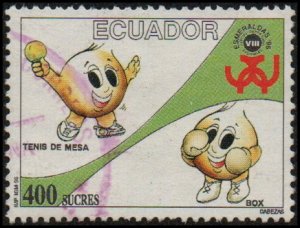 Ecuador 1392 - Used - 400s Table Tennis / Boxing (1995)