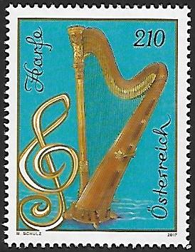 Austria - # 2668 - Harp & G Clef - MNH