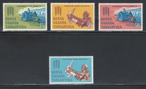 Kenya, Uganda, and Tanganyika 1963 Freedom from Hunger Scott # 136 - 139 MH