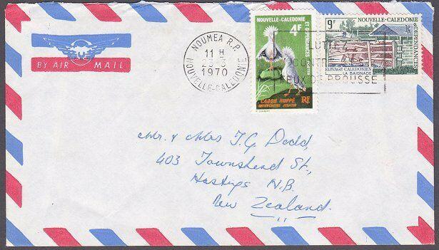 NEW CALEDONIA 1970 cover Noumea to New Zealand.............................53885