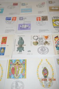 Lot of German first day covers  mostly 1970's  some earlier and some later