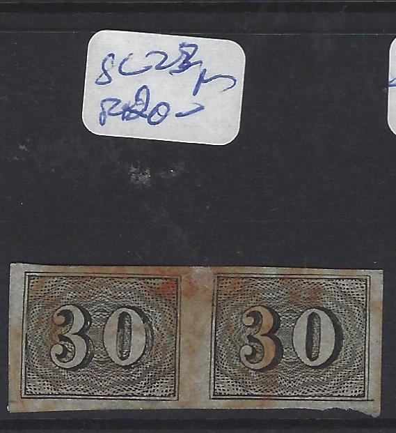 BRAZIL  (PP2202B)  NUMERAL 30R SC 23 PR  VFU