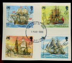 St Helena #493-6 Used First Day Cancel F-VF Cat$16